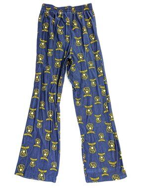 Milwaukee Brewers Pajama Bottoms - Boy's L - Gen 2 Youth Kids Sweatpants Pants